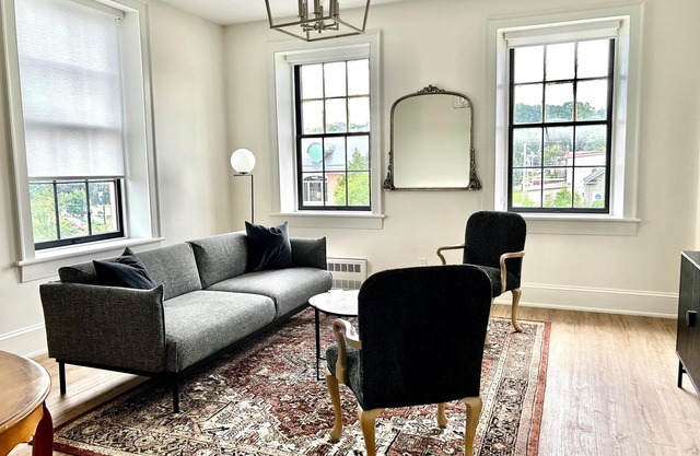 Boutique hotel suite in downtown Port Hope. On the Ganaraska River.