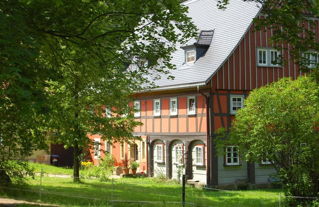 Bright and modern apartment in historical Umgebindehaus - directly on forest!