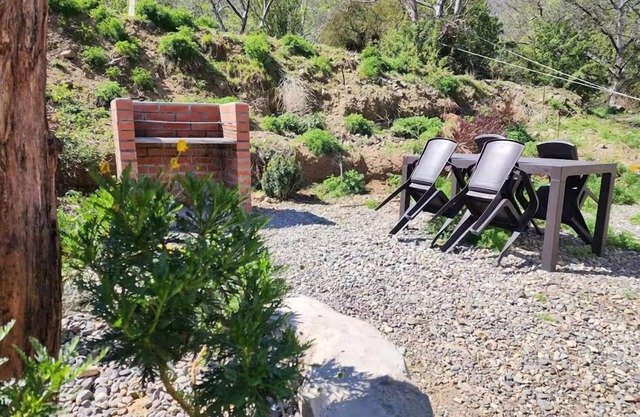 Cabaña con jacuzzi exterior