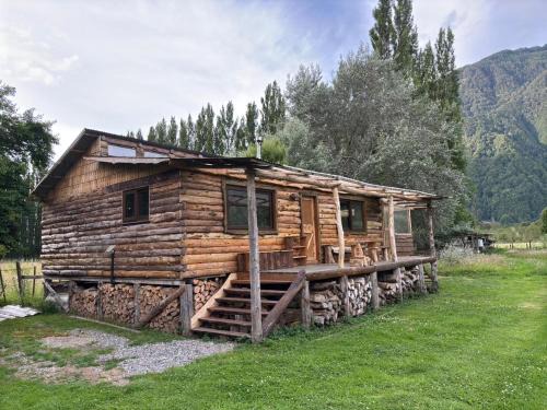 cabaña eco las torres del simpson aysen patagonia