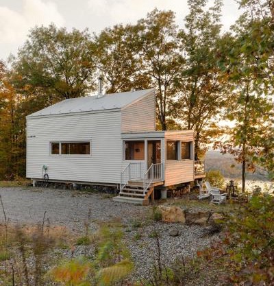 Cabin N1 Les Grand'Pares Lake view Jacuzzi