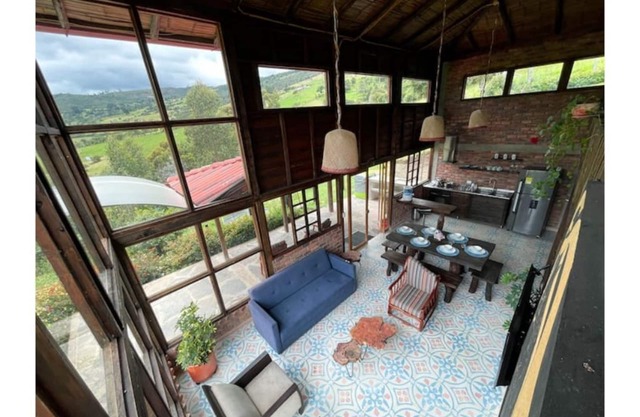 Cabin in Boyacá with jacuzzi and sauna, near paragliding