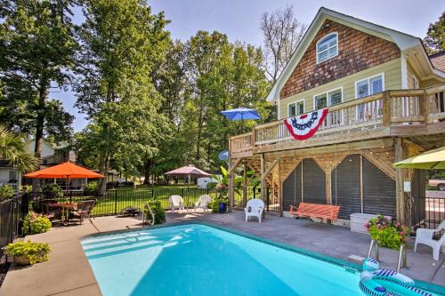 Camden Home on Lake Wateree with Boat Dock!
