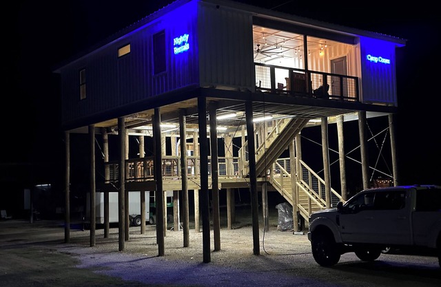 Camp Conex a Shipping Container in Shell Beach, LA