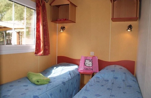 Camping La Bergerie Plage **** - 4 room mobile home 8 people