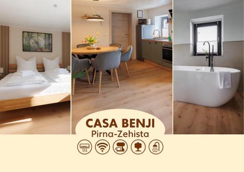 CASA BENJI - geräumige FeWo - Landhausstil - Familien - Garten - Parkplatz