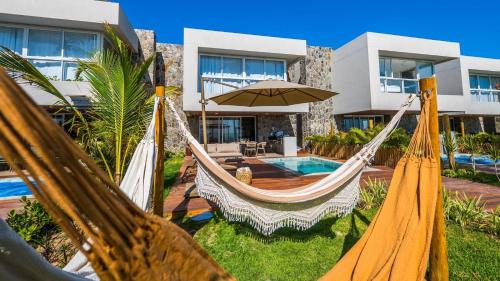 Casa de luxo pé na areia na Praia Marceneiro em Milagres