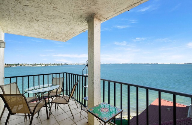 Casa Del Mar G-608 | Waterfront Condo with Bay Views + Resort Pool