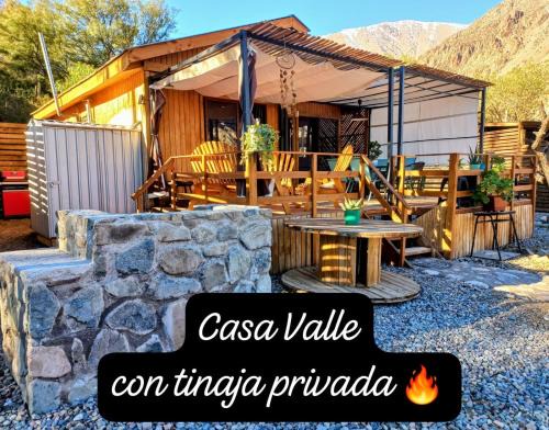 Casa Valle con Tinaja privada en Rivadavia