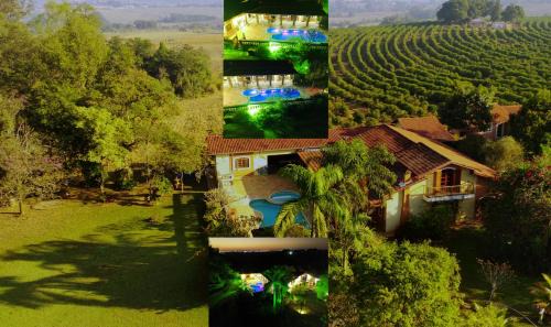 Chácara Tâmo na mió, Confortável casa de campo para famílias com Wifi, max 15 pessoas