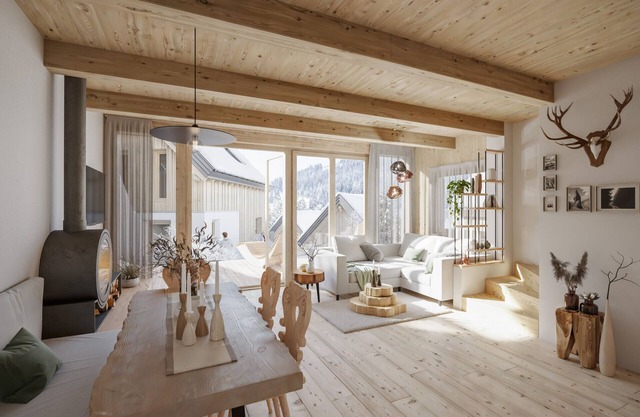 Chalet #2 with 3 bedrooms and sauna