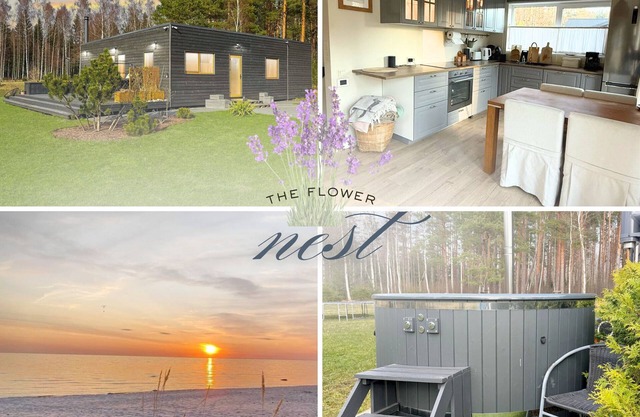 Charming 2-bedroom house with WiFi, AC in lovely Zvejniekciems