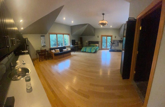 Charming guesthouse in castle in delightful Woodstock with office space