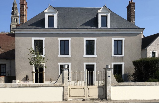 CHEZ LULU, town house overlooking the Beuvron