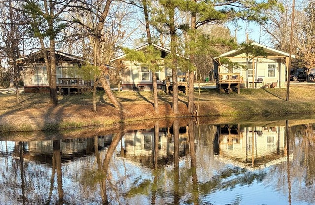 Chicken Coop Waterfront Cabin on Stocked Pond
