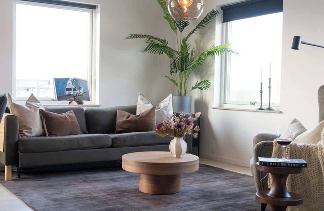 Chocolaty Warmth Home 3BR Flat with Cozy Balcony