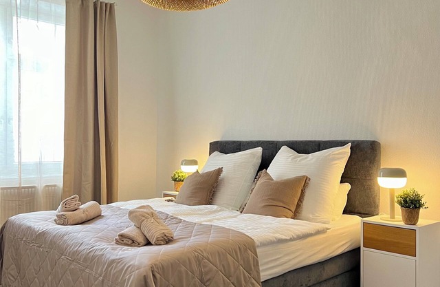 City Home - Top location - 2 rooms - 80sqm - Smart TV - WIFI - Balcony