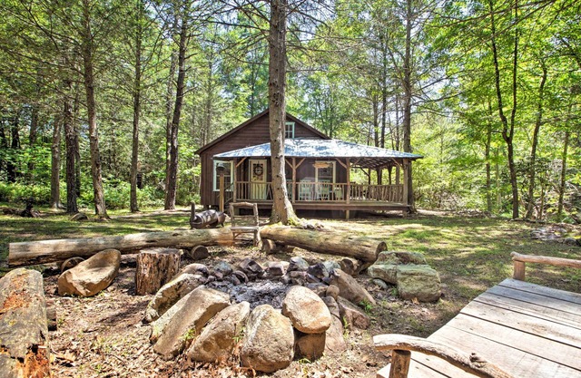 'Clearwater Cabin' on 10 Acres w/Trout Stream!