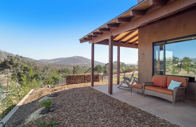 Coastal Farm Sanctuary Home with Mountain Views