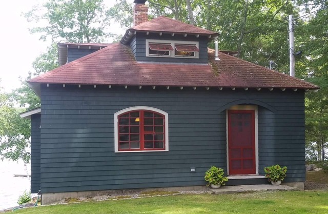 Coastal Village Cottage on Damariscotta Lake- Custom Built One of a Kind Cottage