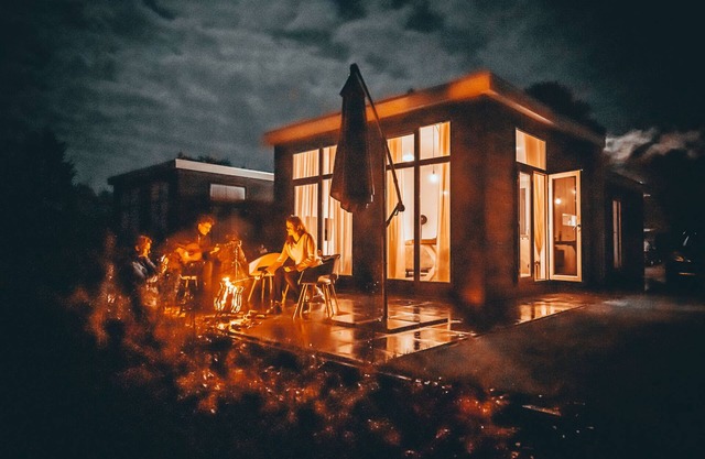 Comfortable chalet with a covered terrace