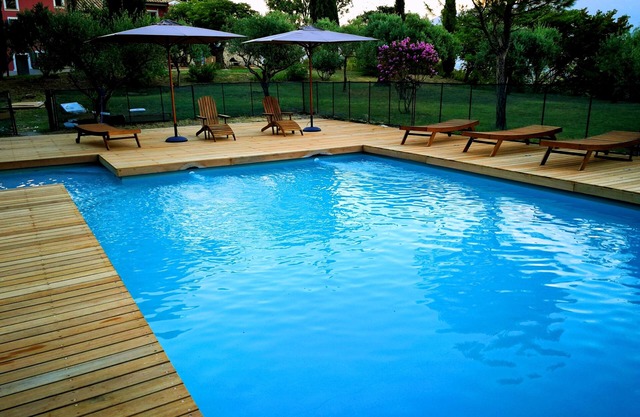 Comfortable gite overlooking garden and swimming pool in a beautiful country house