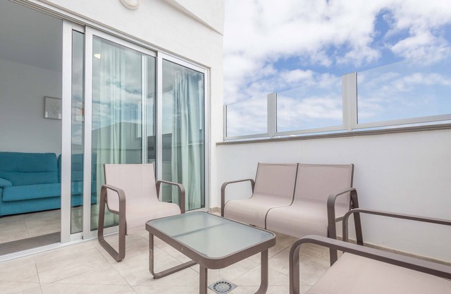 Costa norte San Andres Studio con terraza compartida vista al mar