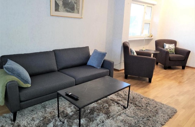Cosy 1 bedroom apartment with terrace and sauna, best location