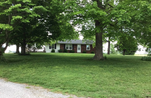 Country setting with mature trees, large deck. Game/Rec room, Fire Pit and Grill