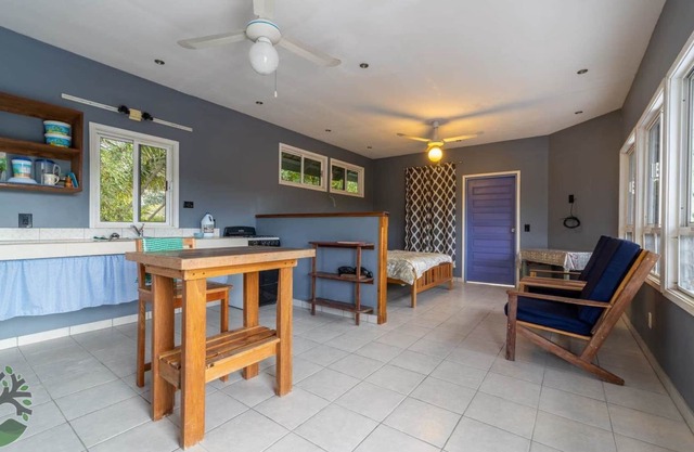 Cozy 3rd apartment with deck and great views of wildlife and the Mopan River