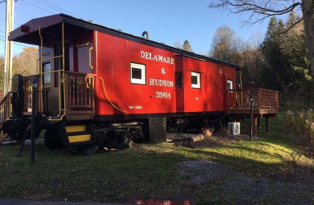 Cozy Caboose in the city