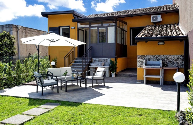 Cozy house with garden near the Etna volcano