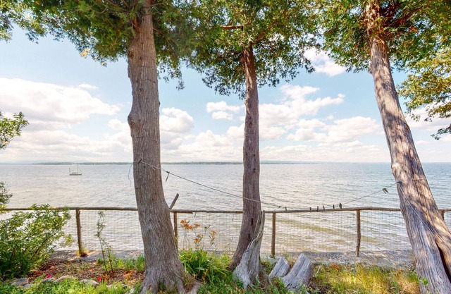 Cozy lakefront cabin w/ deck, beach access, & outdoor shower