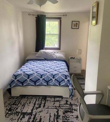 cozy room with private bathroom
