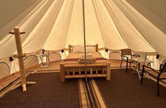 Cozy Round Glamping Tent