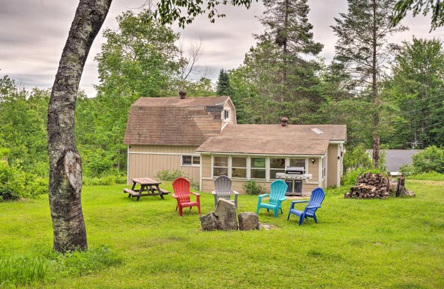 Cozy White Mountains Getaway with Wood Fire Pit