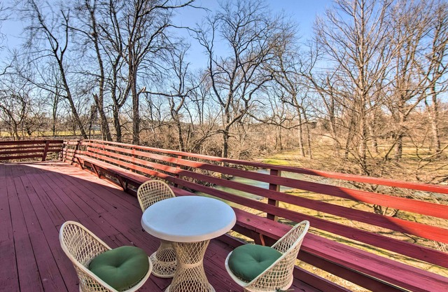 Creek Access & Deck: ‘Runningwater’ Lancaster Gem