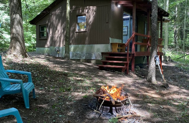 Cute cabin in the woods
