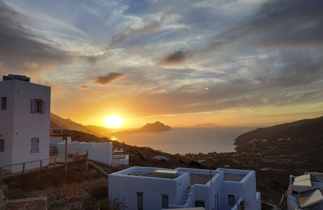 Cycladic house facing the most beautiful sunset of Amorgos