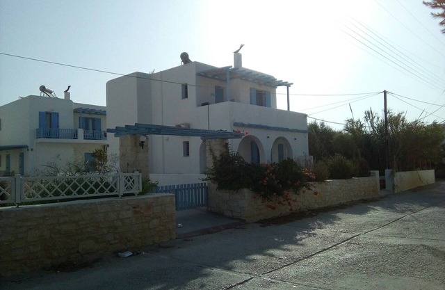Cycladic style house next to the sea