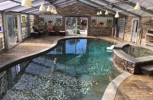DC Indoor pool will be heated heated March, April and May. Horse farm main level