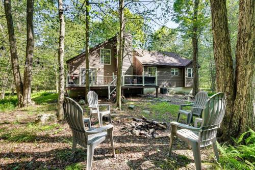 Deck, Fire Pit and Beach Access Big Bass Lake Home