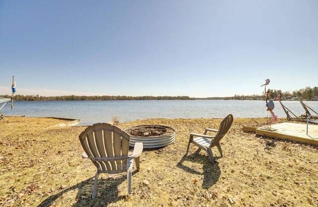 Deck & Scenic Views: Lakefront Cottage in Hale!