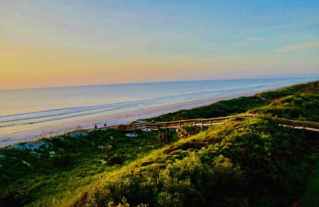 Direct beachfront at Crescent Beach, Atlantic Ocean , Matanzas River