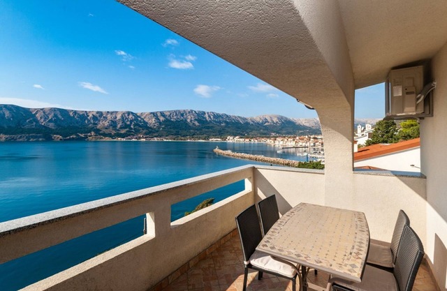 Directly on the crystal clear Adriatic Sea