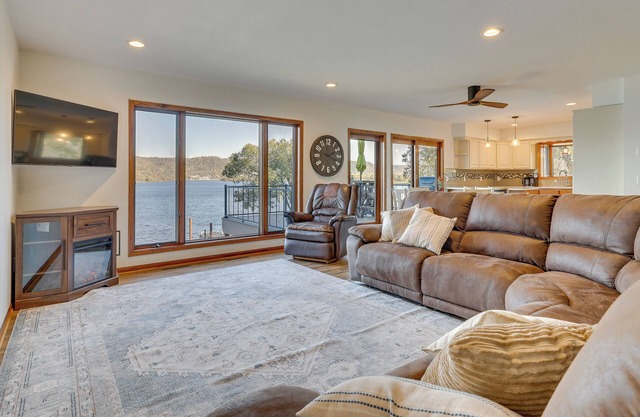 Dock & Views: Waterfront Home in Wabasha!