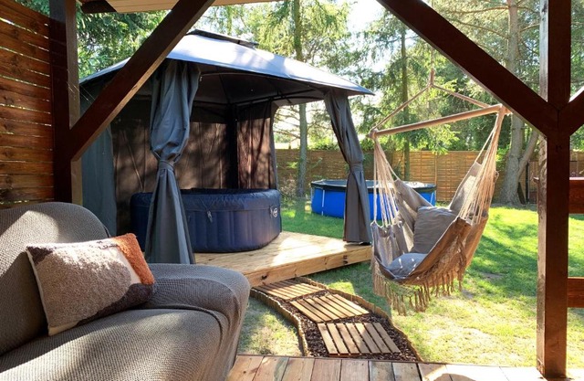 DOM LAS 3-natura, relaks, jacuzzi, ognisko, Jeziorsko