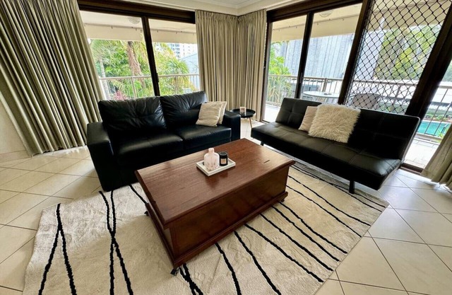 Downtown Delight: 2BR Getaway + Pool