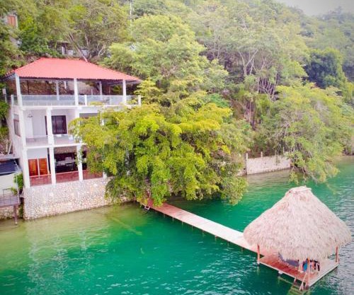 El Remate Panoramic View House 3 Levels Peten