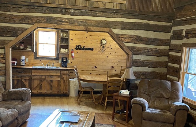 Elkhorn Cabin. 1800’s finishes with modern luxuries.